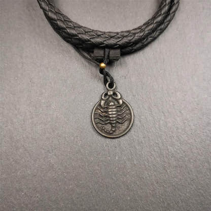 Scorpion Guru Amulet 0.8" - Tibetan Buddhist amulet, view 5