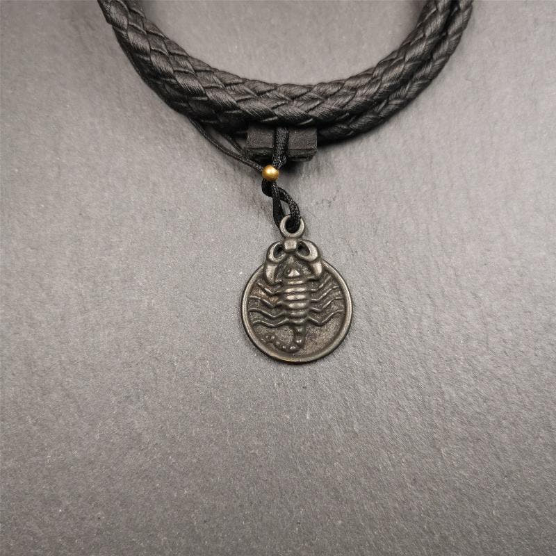 Scorpion Guru Amulet 0.8" - Tibetan Buddhist amulet, view 5