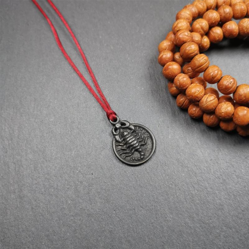 Scorpion Guru Amulet 0.8" - Tibetan Buddhist amulet, view 7