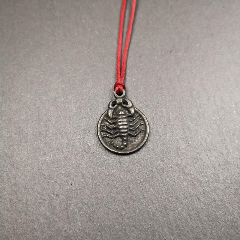 Scorpion Guru Amulet 0.8" - Tibetan Buddhist amulet, view 8
