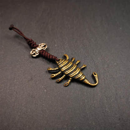 Scorpion Guru Amulet 1.57" - Tibetan Buddhist amulet, view 4