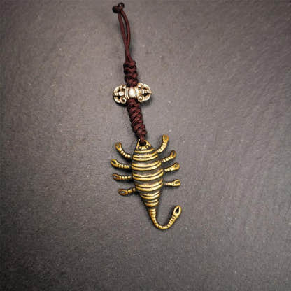 Scorpion Guru Amulet 1.57" - Tibetan Buddhist amulet, view 5