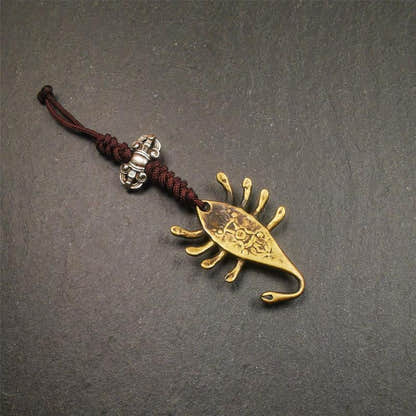Scorpion Guru Amulet 1.57" - Tibetan Buddhist amulet, view 6
