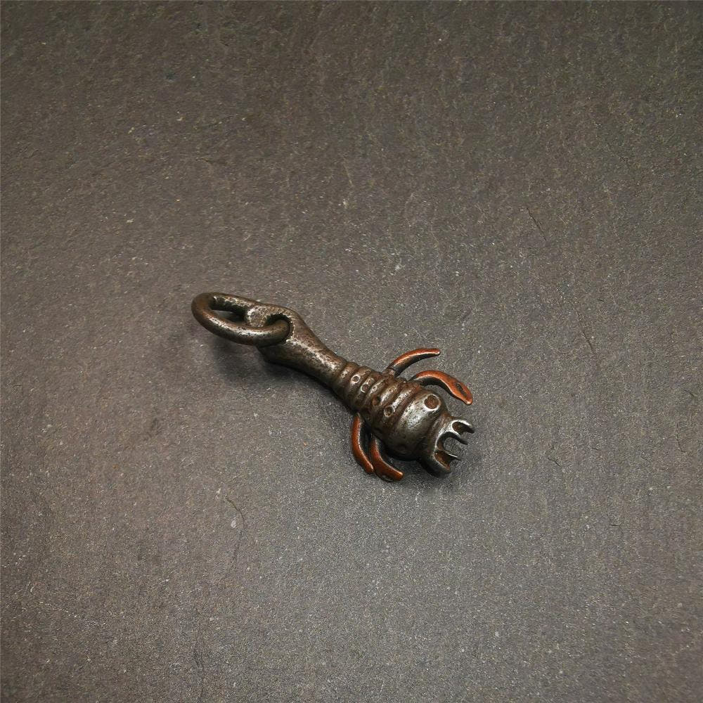Scorpion Guru Amulet 1.26" - Tibetan Buddhist amulet, view 8
