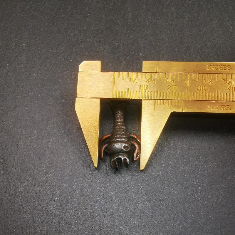 Scorpion Guru Amulet 1.26" - Tibetan Buddhist amulet, view 9