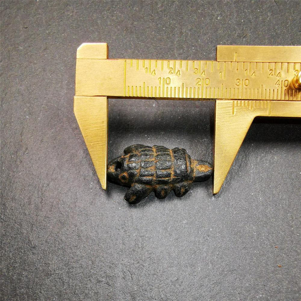 Obsidian Scorpion Amulet 1.1" - Tibetan Buddhist amulet, view 10