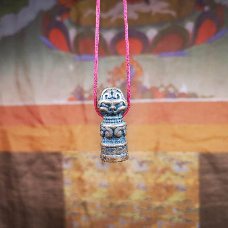 Snow Lion Seal,Naga Symbol - Tibetan Buddhist art, view 12