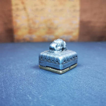 Shankha,Divine hConch Seal,1.18" - Tibetan Buddhist art, view 7
