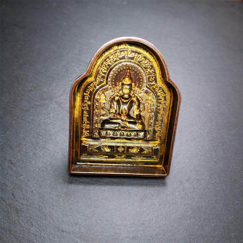 Akshobhya, Tsa Tsa Mold - Tibetan tsa tsa mold, view 4