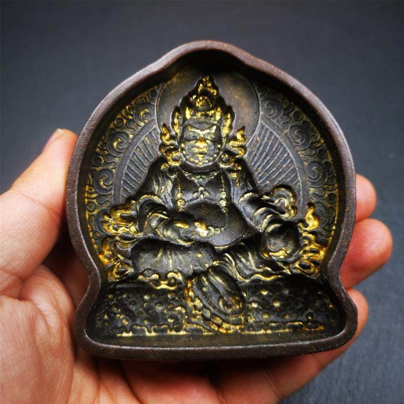 Yelllow Jambhala Tsa Tsa Mold - Tibetan tsa tsa mold, view 7
