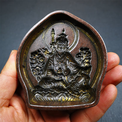 Gandhanra Handmade Tibetan Buddha Statue Mold,Guru Rinpoche,Padmasambhava,Copper Mould For Making Clay Buddha Statue,Tsa Tsa,Tsha Tsha