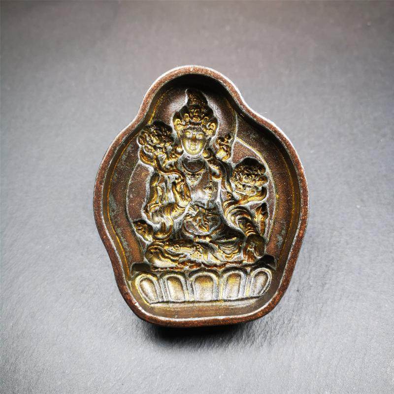 Green Tara Tsa Tsa Mold - Tibetan tsa tsa mold, view 4