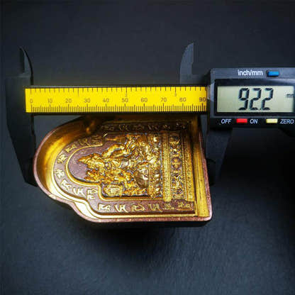 Green Tara with Mantra Tsa Tsa Mold - Tibetan tsa tsa mold, view 9