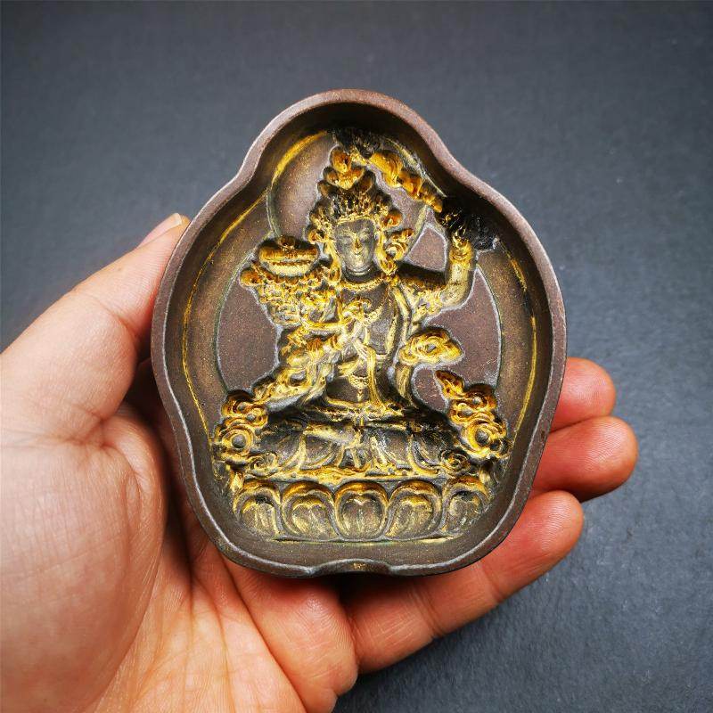 Manjusri Tsa Tsa Mold - Tibetan tsa tsa mold, view 7