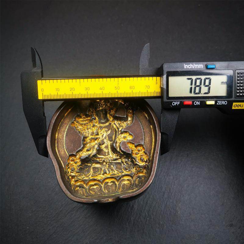 Manjusri Tsa Tsa Mold - Tibetan tsa tsa mold, view 8