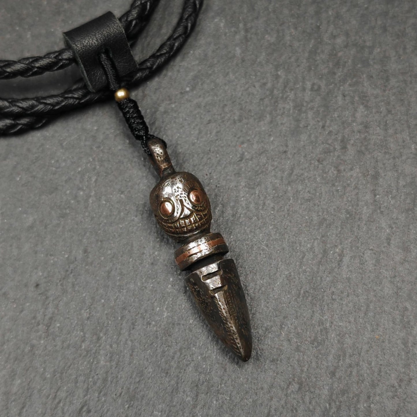 Skull Citipati Phurba Amulet,Kila,Kilaka Pendant