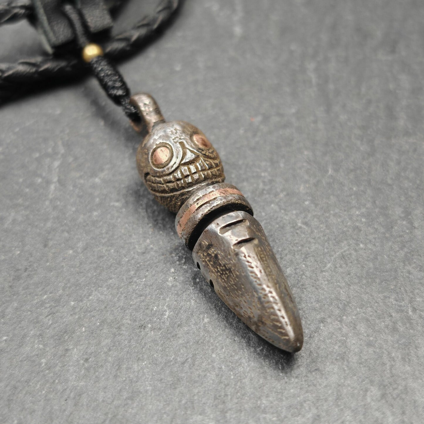 Skull Citipati Phurba Amulet,Kila,Kilaka Pendant