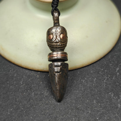 Skull Citipati Phurba Amulet,Kila,Kilaka Pendant