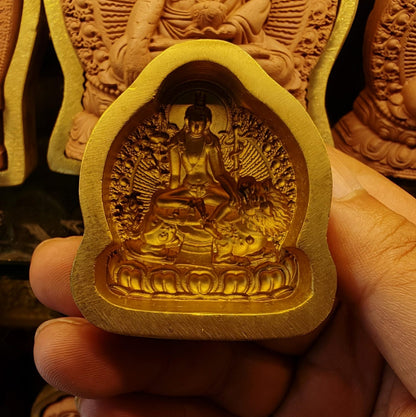 Simhanada Avakokitesvara Tsa Tsa Mold, Seng Ge Dra | 4.5cm