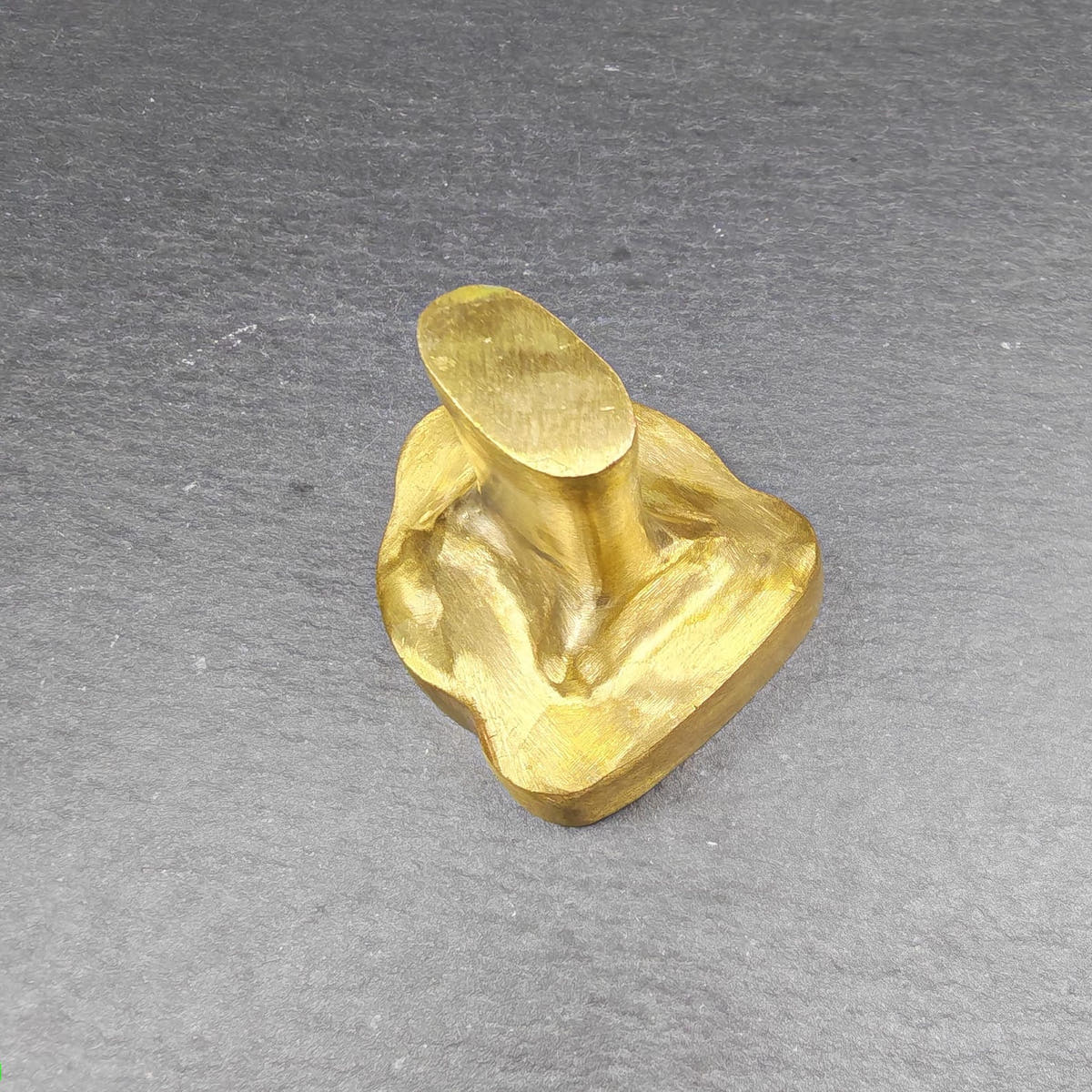 Simhanada Avakokitesvara Tsa Tsa Mold, Seng Ge Dra - Tibetan tsa tsa mold, view 6