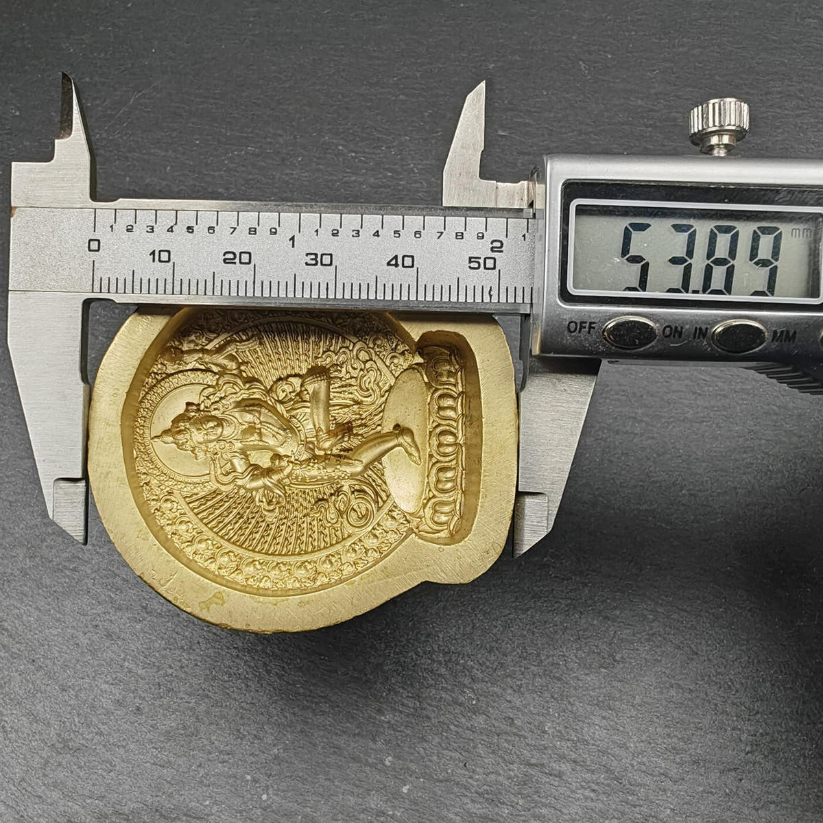 Machik Labdron Tsa Tsa Mold - Tibetan tsa tsa mold, view 8