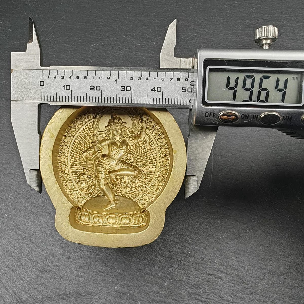 Machik Labdron Tsa Tsa Mold - Tibetan tsa tsa mold, view 7