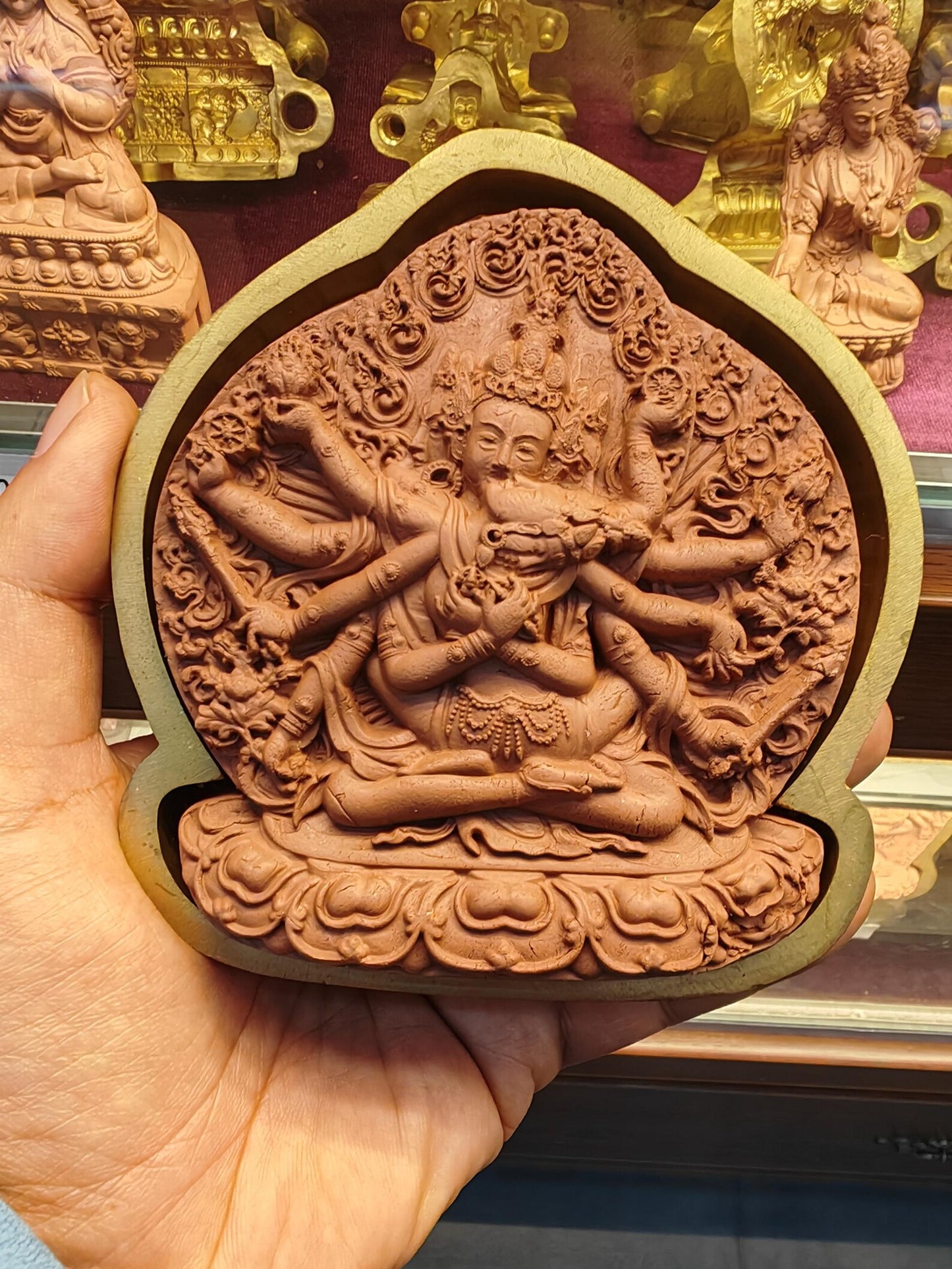Guhyasamaja vajra Tsa Tsa Mold-11cm