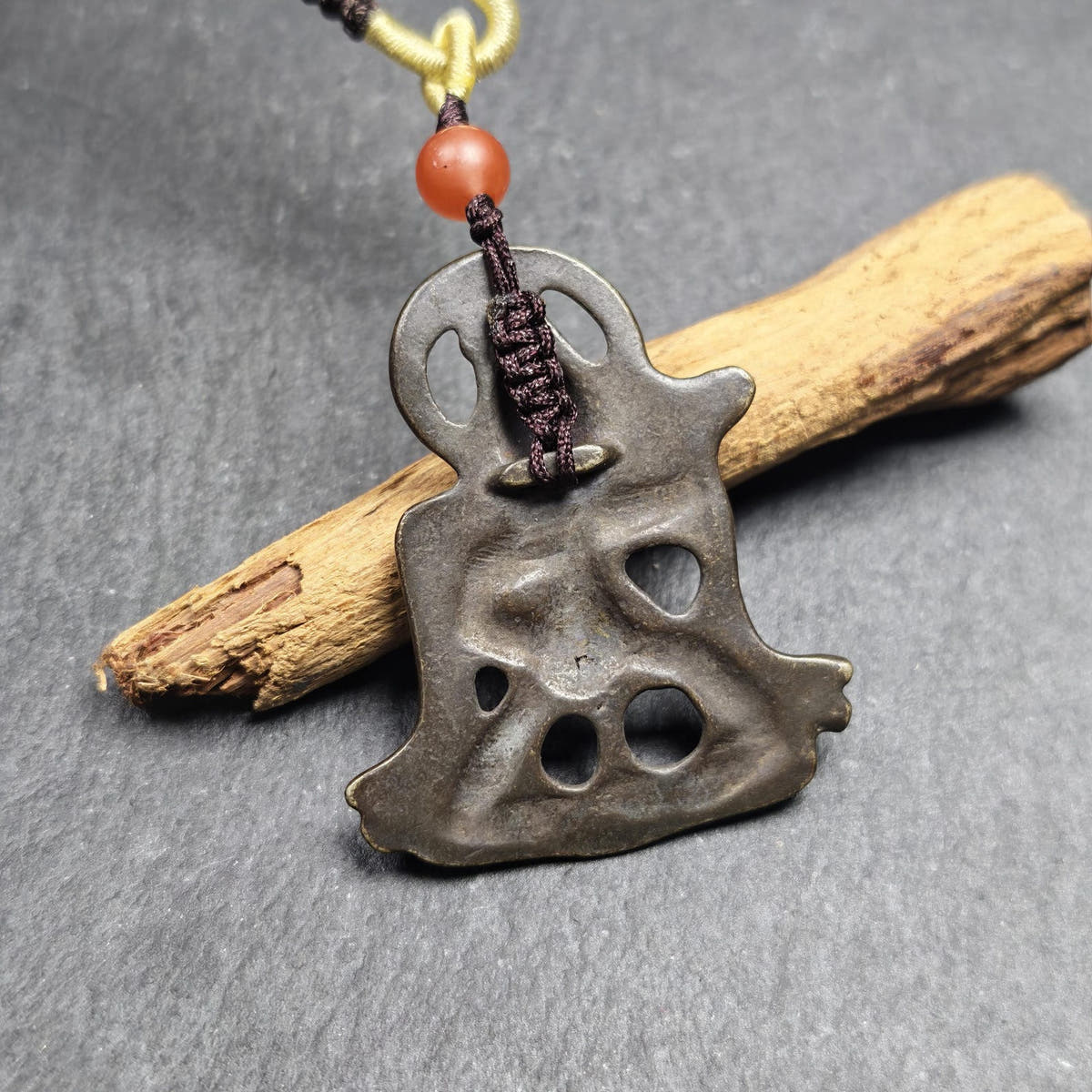 Vajrapani Amulet Pendant - Tibetan Buddhist amulet, view 6
