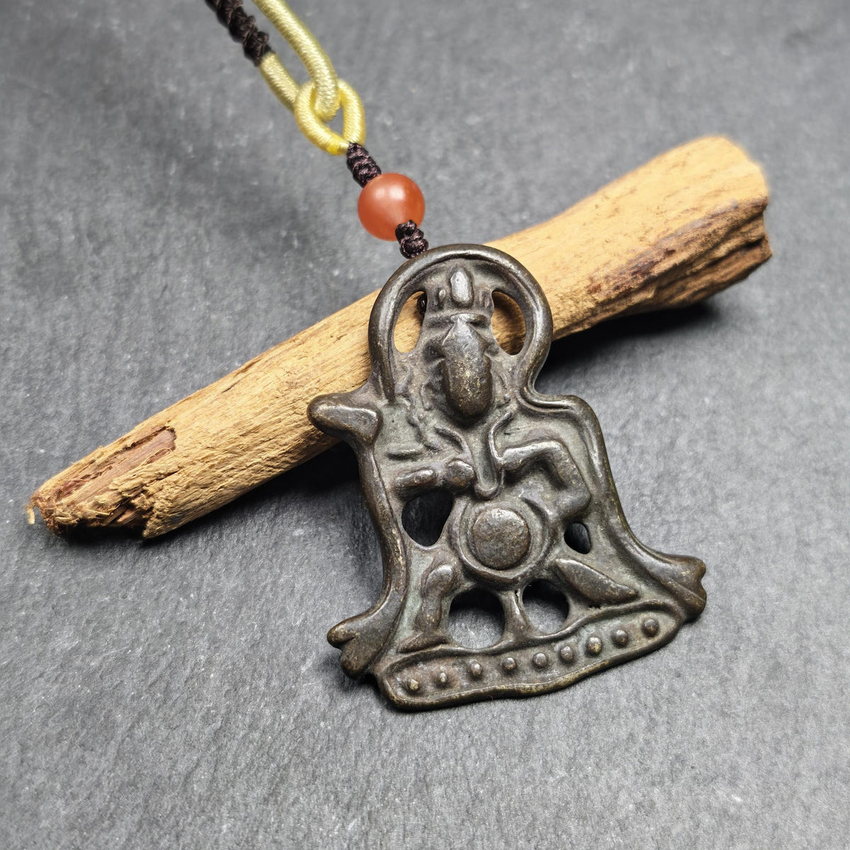 Vajrapani Amulet Pendant - Tibetan Buddhist amulet, view 5