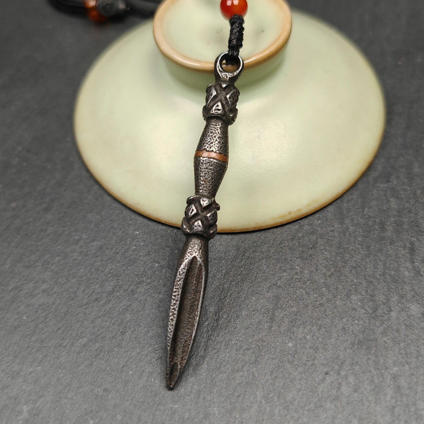 Authentic Tibetan Phurba Pendant Thokcha Amulet  70mm