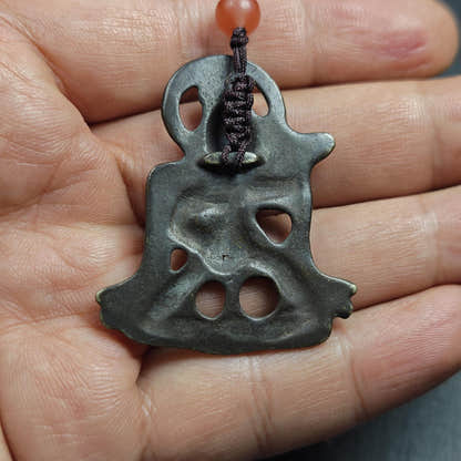 Vajrapani Amulet Pendant - Tibetan Buddhist amulet, view 4