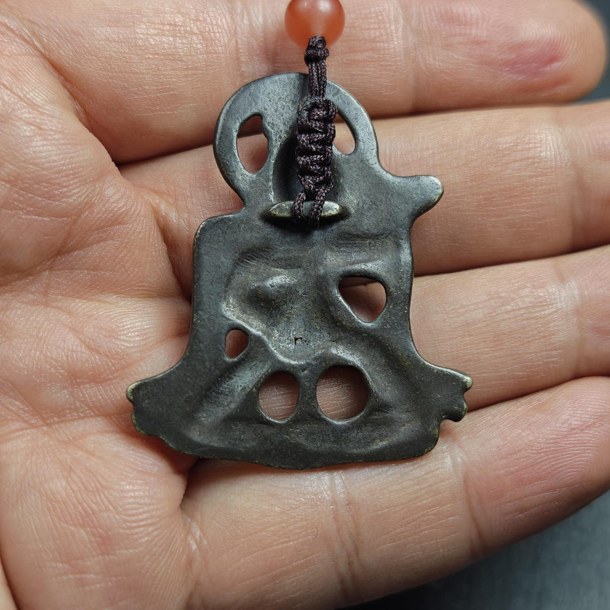 Vajrapani Amulet Pendant - Tibetan Buddhist amulet, view 4
