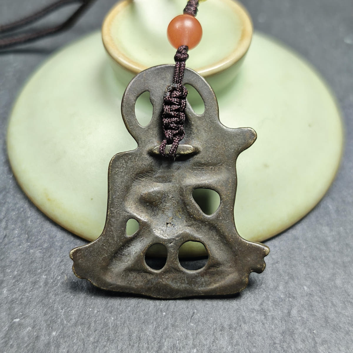 Vajrapani Amulet Pendant - Tibetan Buddhist amulet, view 9