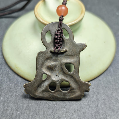 Vajrapani Amulet Pendant | Tibetan Thokcha Protection Talisman