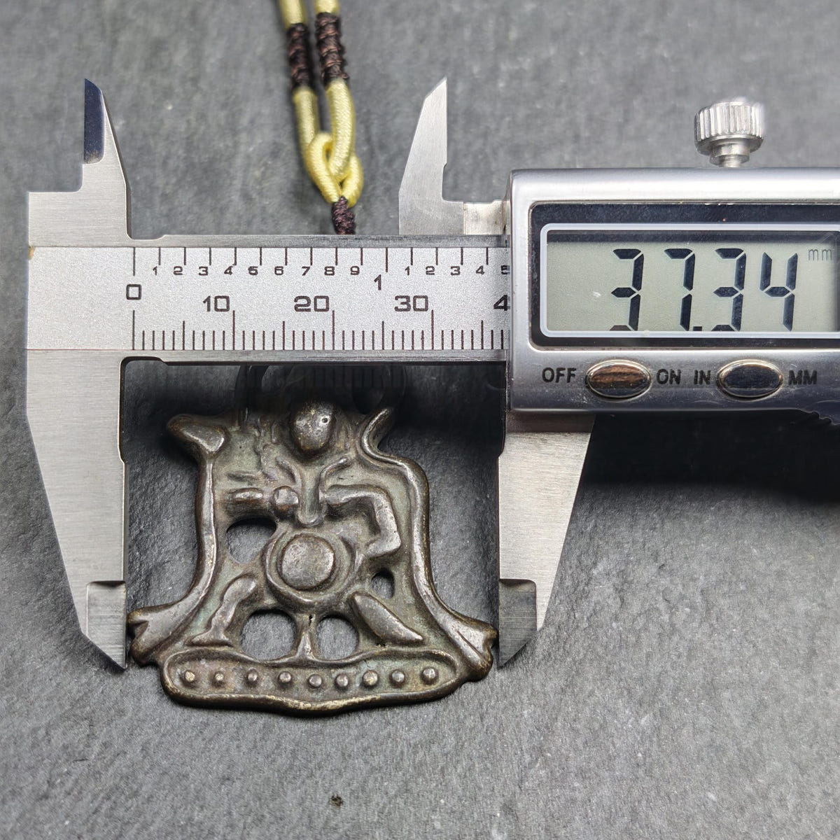Vajrapani Amulet Pendant - Tibetan Buddhist amulet, view 12