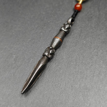 Authentic Tibetan Phurba Pendant Thokcha Amulet 70mm - Tibetan Buddhist amulet, view 7