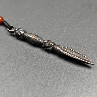 Authentic Tibetan Phurba Pendant Thokcha Amulet  70mm