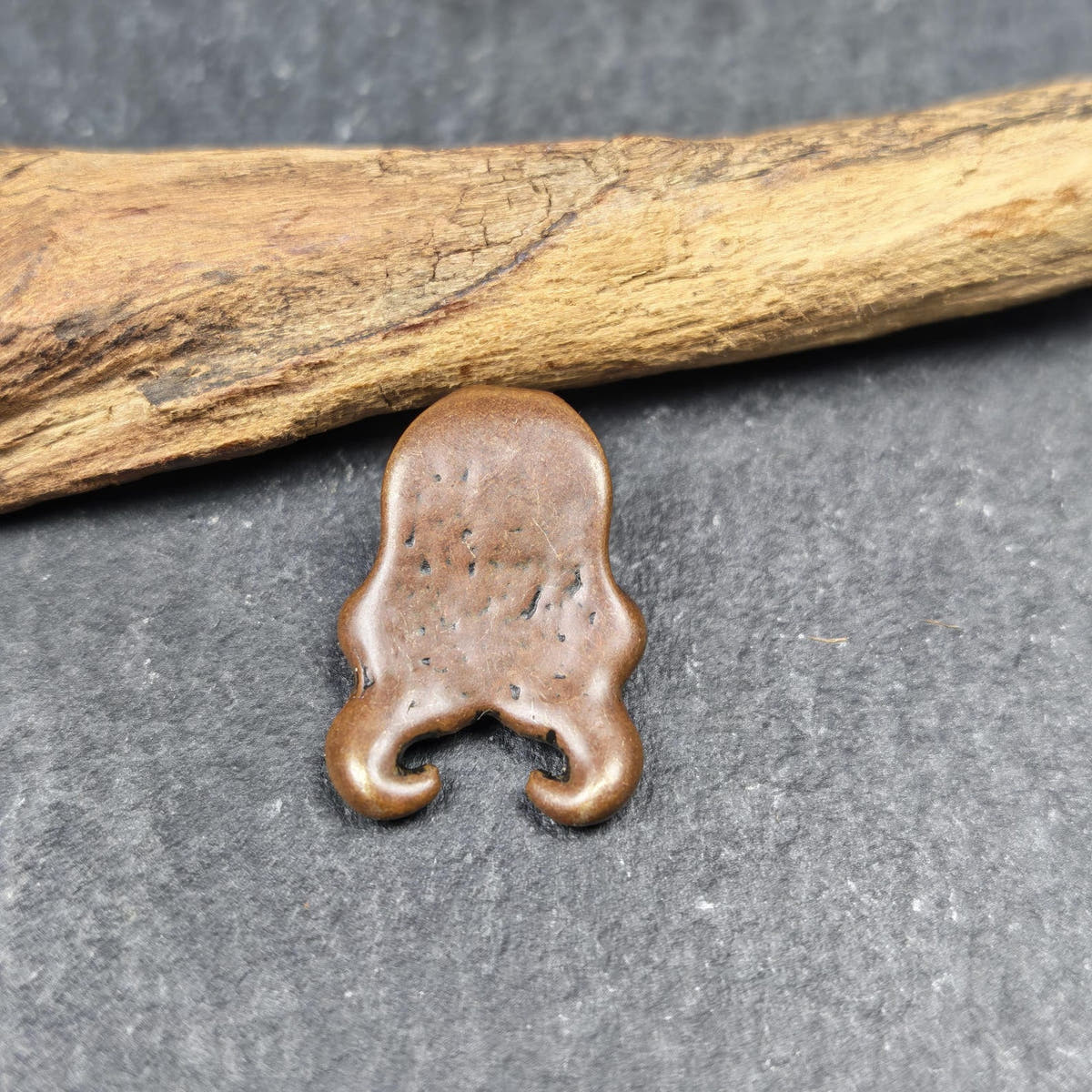 Scorpion Guru Amulet of Padmasambhava - Tibetan Buddhist amulet, view 6