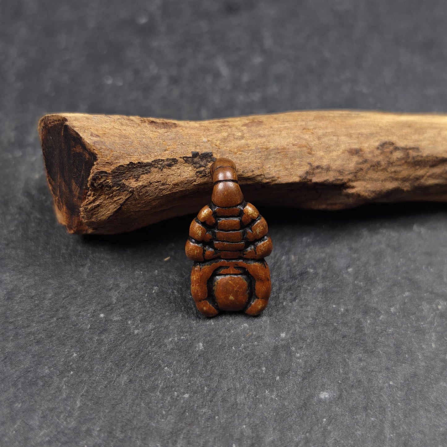 Scorpion Guru Amulet of Padmasambhava | Tibetan Thokcha Pendant