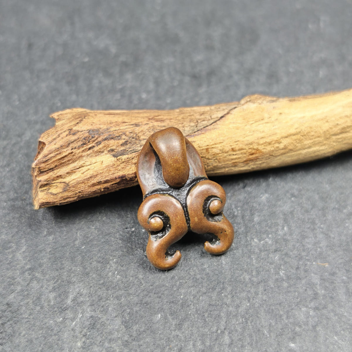 Scorpion Guru Amulet of Padmasambhava - Tibetan Buddhist amulet, view 5