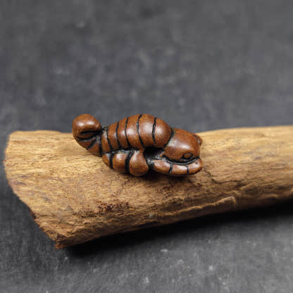 Scorpion Guru Amulet of Padmasambhava - Tibetan Buddhist amulet, view 4