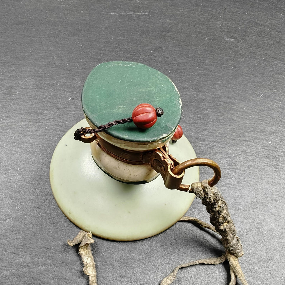 Portable Tibetan Chöd - Damaru Drum - Tibetan Buddhist art, view 6