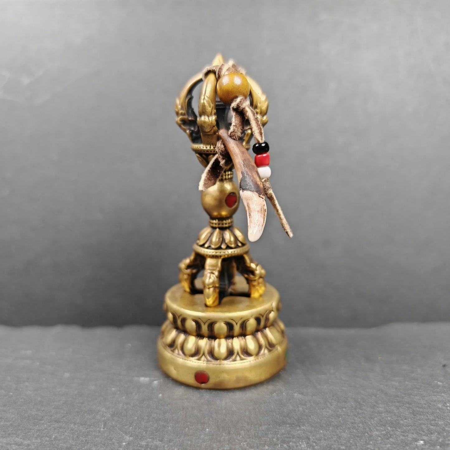 Authentic Tibetan Dorje Vajra | Hand-Forged Brass Spiritual Gift