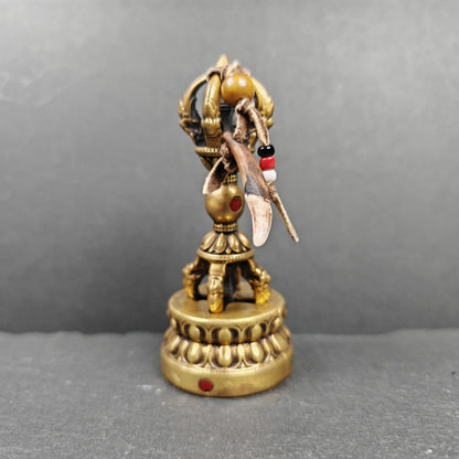 Authentic Tibetan Dorje Vajra | Hand-Forged Brass Spiritual Gift