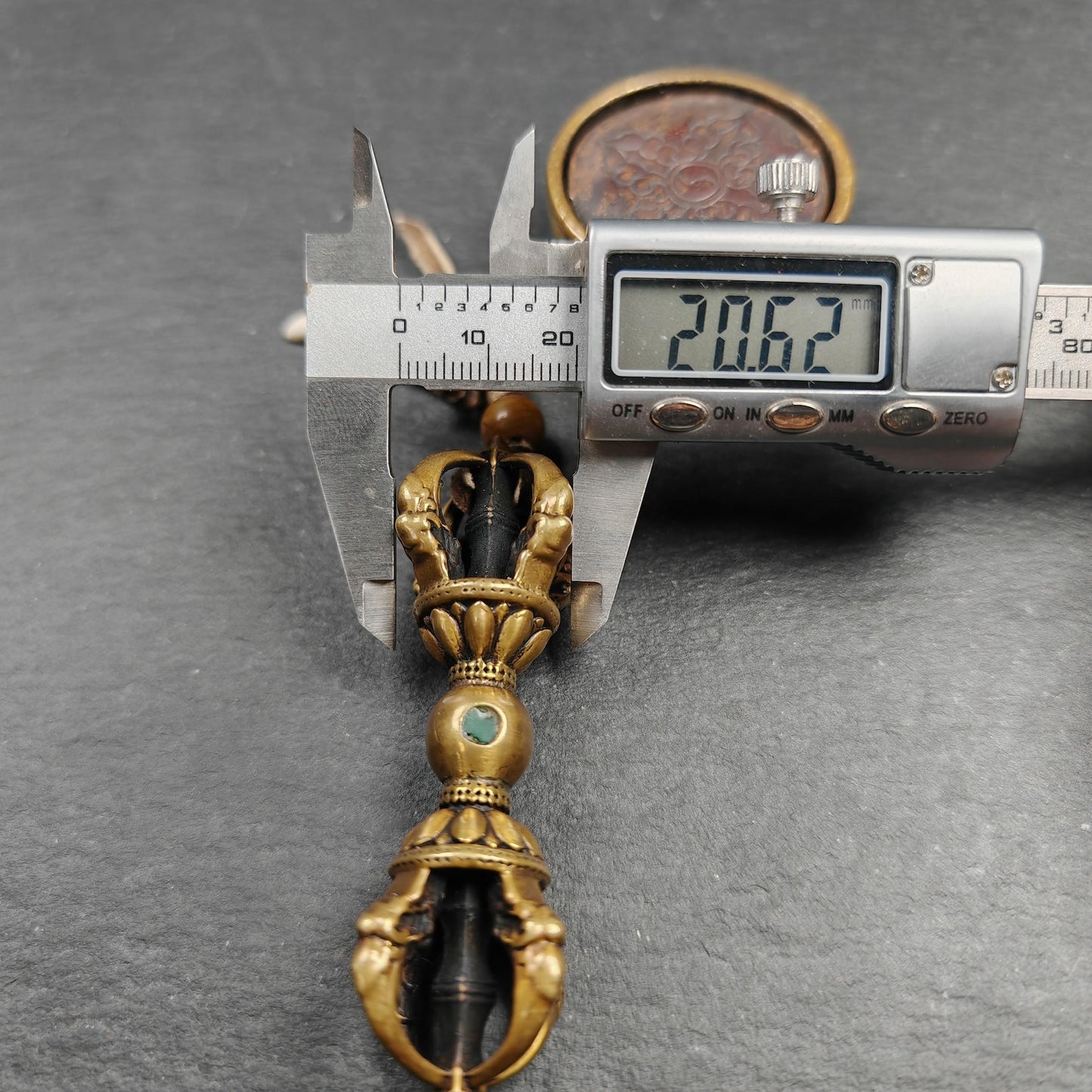 Authentic Tibetan Dorje Vajra | Hand-Forged Brass Spiritual Gift