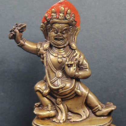 Vajrapani - Scared Tibetan Statue 40 Years Old 11cm Height - Tibetan Buddhist statue, view 7
