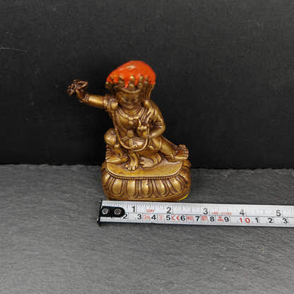 Vajrapani - Scared Tibetan Statue 40 Years Old 11cm Height - Tibetan Buddhist statue, view 10