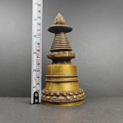 Kadampa Stupa / Kadam Stupa, 14cm height - Tibetan Buddhist statue, view 9