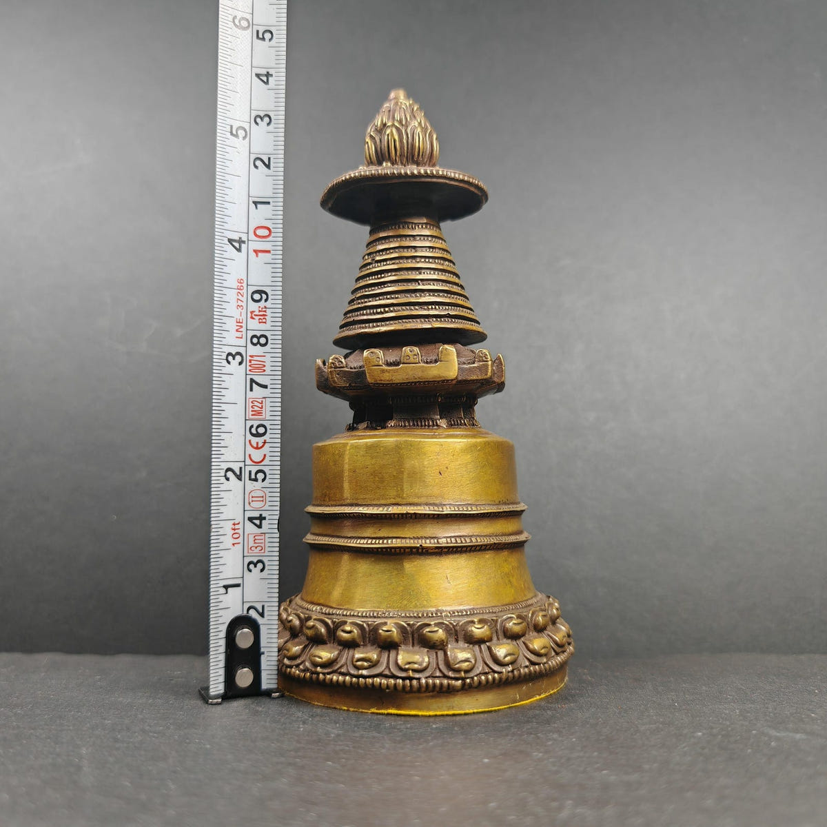 Kadampa Stupa / Kadam Stupa, 14cm height - Tibetan Buddhist statue, view 9