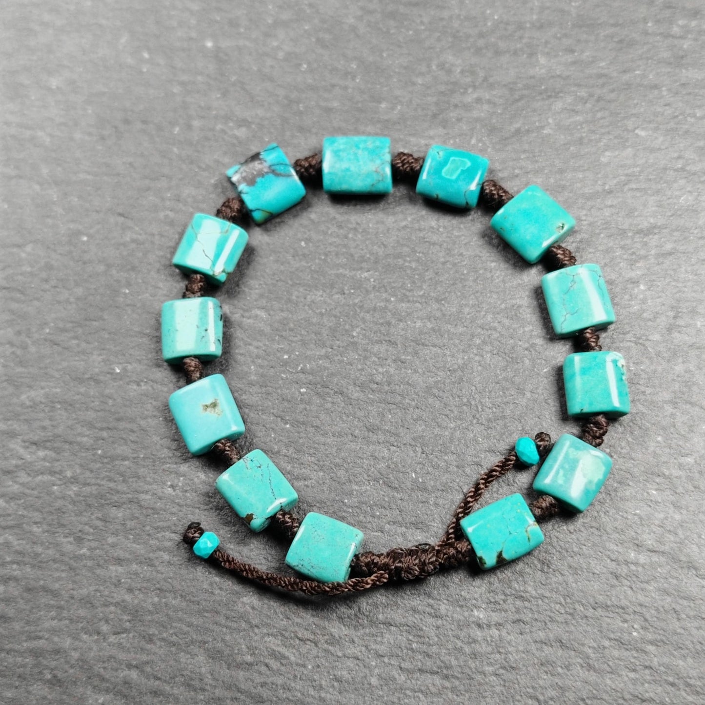 Tibetan Turquoise Beads Bracelet - 42cm Length